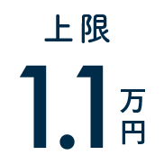 上限1.1万円
